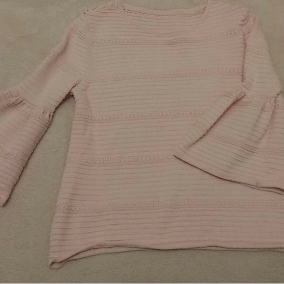 White House Black Marketlol Light Pink Textured Blouse - Picture 12 of 12
